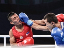 Фоторепортаж выступления казахстанских боксеров в третий день чемпионата мира-2017