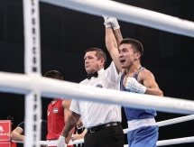 Фоторепортаж выступления казахстанских боксеров в третий день чемпионата мира-2017