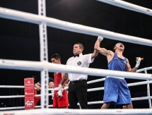 Фоторепортаж выступления казахстанских боксеров в третий день чемпионата мира-2017