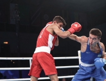 Фоторепортаж выступления казахстанских боксеров в третий день чемпионата мира-2017