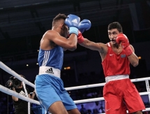 Фоторепортаж выступления казахстанских боксеров в третий день чемпионата мира-2017