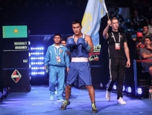 Фоторепортаж выступления казахстанских боксеров в третий день чемпионата мира-2017