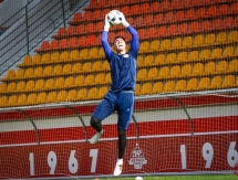 Фоторепортаж с открытой тренировки молодежной сборной Казахстана