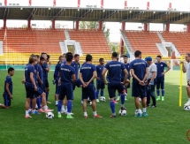 Фоторепортаж с открытой тренировки молодежной сборной Казахстана