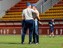 Фоторепортаж с открытой тренировки молодежной сборной Казахстана