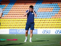 Фоторепортаж с открытой тренировки молодежной сборной Казахстана