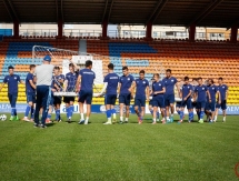 Фоторепортаж с открытой тренировки молодежной сборной Казахстана