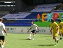 Казахстан пропустил семь голов от сборной легенд на EXPO 2017 Football Cup