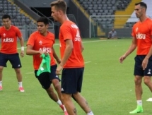 Фоторепортаж с предыгровой тренировки «Ордабасы» в Астане