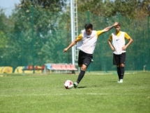 Фоторепортаж с предыгровой тренировки «Кайрата М»