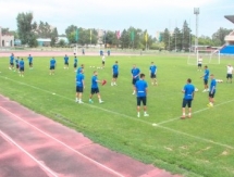 Фоторепортаж с предыгровой тренировки «Жетысу»
