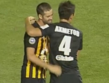 Видео гола Ахметова матча Премьер-Лиги «Кайрат» — «Шахтер»