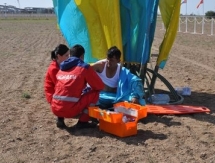 Наездника из Турции увезла скорая с поля на чемпионате мира по кокпару