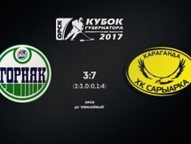 «Сарыарка» крупно обыграла «Горняк» в матче Кубка губернатора Оренбургской области