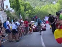 Видео победного для «Астаны» пятого этапа «Вуэльты Испании»