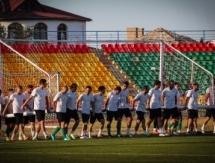 «Атырау» провел предыгровую тренировку на «Мунайшы»