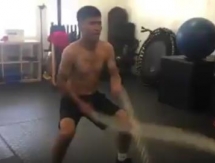 Сойлыбаев продолжает подготовку к бою 13 октября в США