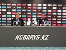 Видео послематчевой пресс-конференции игры КХЛ «Барыс» — «Северсталь» 4:3