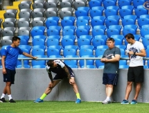 «Окжетпес» провел тренировку на «Астана Арене»