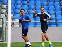 «Окжетпес» провел тренировку на «Астана Арене»