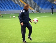 «Окжетпес» провел тренировку на «Астана Арене»