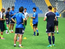 «Окжетпес» провел тренировку на «Астана Арене»