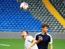 «Окжетпес» провел тренировку на «Астана Арене»