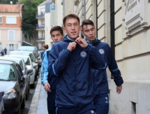 Молодежная сборная Казахстана вышла на улицы Франции