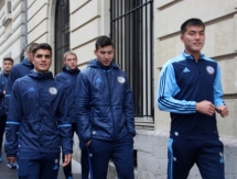 Молодежная сборная Казахстана вышла на улицы Франции