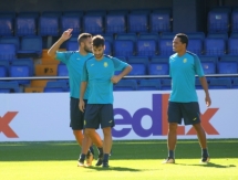 Фоторепортаж с тренировки «Вильярреала» перед матчем с «Астаной»