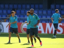 Фоторепортаж с тренировки «Вильярреала» перед матчем с «Астаной»