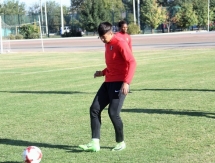 «Шахтер» провел предыгровую тренировку в Уральске