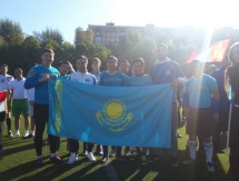 Казахстанские дипломаты сыграли вничью с китайскими коллегами на чемпионате мира по футболу