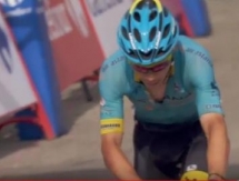 Видео «серебряного» для «Астаны» 14-го этапа «Вуэльты Испании»