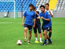 «Окжетпес» провел тренировку на «Астана Арене»