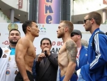 Ислам прошел процедуру взвешивания перед титульным боем с Куком