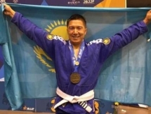 Глава управления культуры Астаны получил «бронзу» чемпионата Азии по джиу-джитсу