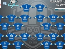 Состав «Барыса» на матч КХЛ c «Витязем»