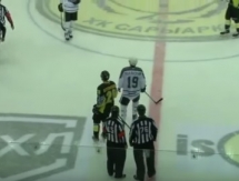 Видео матча ВХЛ «Сарыарка» — «Рубин» 2:3 ОТ