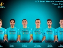 «Астана» объявила состав на командную гонку чемпионата мира