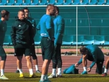 Видео предыгровой тренировки «Жетысу»
