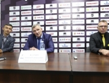 Видео послематчевой пресс-конференции игры ВХЛ «Торпедо» — «Сарыарка» 1:2 Б