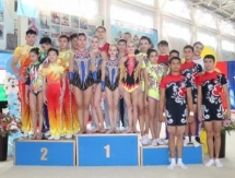 Сборная Казахстана заняла первое место на юниорском чемпионате Азии по спортивной акробатике