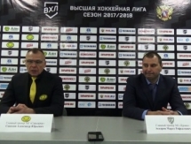 Видео послематчевой пресс-конференции игры ВХЛ «Сарыарка» — «Ермак» 2:3