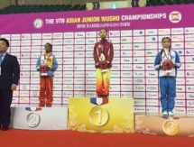 Юная казахстанка завоевала «бронзу» чемпионата Азии по ушу в Южной Корее