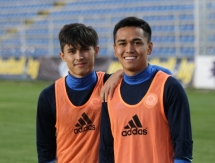 Фоторепортаж с тренировки молодежной сборной Казахстана в Болгарии