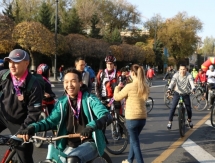 Сезон велопробегов завершился в Алматы