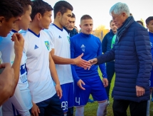 Фоторепортаж с награждения «Жетысу» золотыми медалями Первой лиги