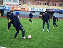 Фоторепортаж с тренировки «Окжетпеса»