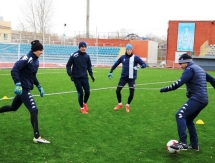 Фоторепортаж с тренировки «Окжетпеса»